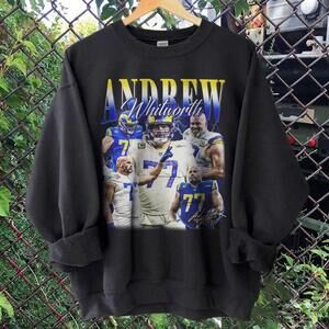 Andrew Whitworth Andrew Whitworth Kansas City Football Oversized Sweatshirt